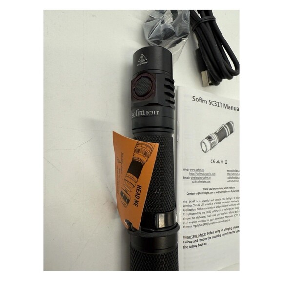 Sofirn SC31T USB Rechargeable Flashlight 2000 Lumens 6500K LED Camping Hiking - Picture 11 of 14